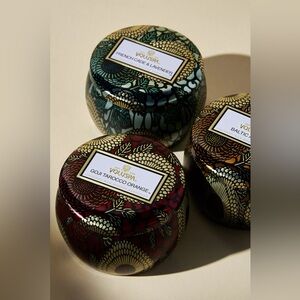 Anthropologie Voluspa Japonica Mini Tin Candles, Set of 3